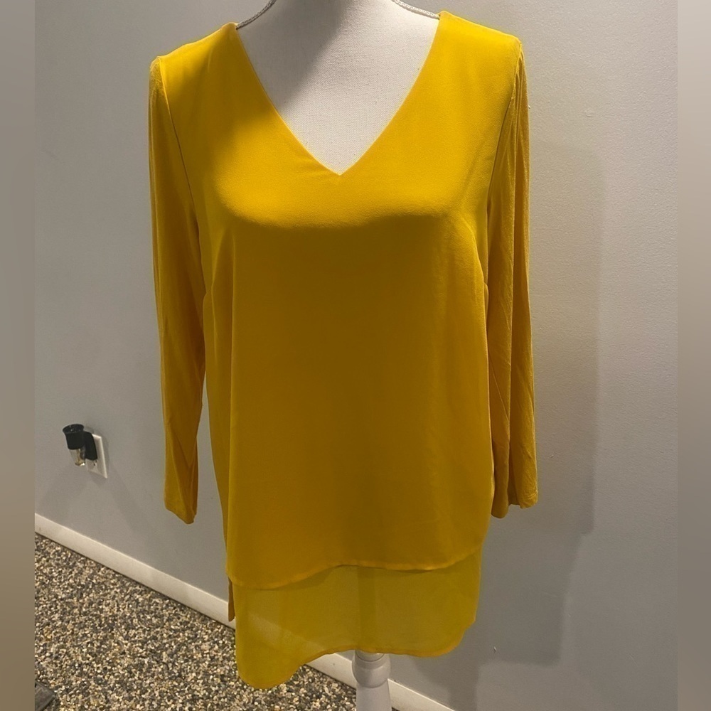 {Michael Michael Kors} Blouse with Layered-Hem